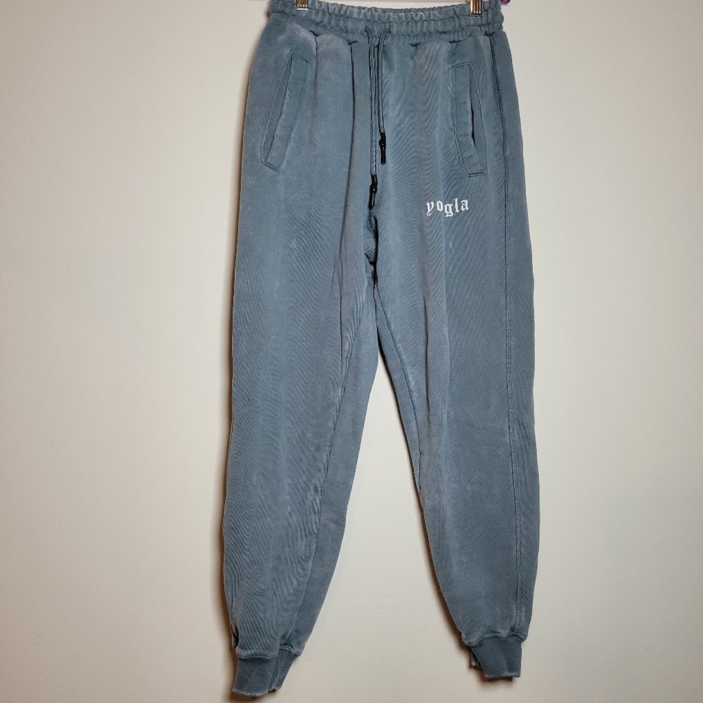 Young LA Men's Sweatpants Joggers Small Pocket Drawstring